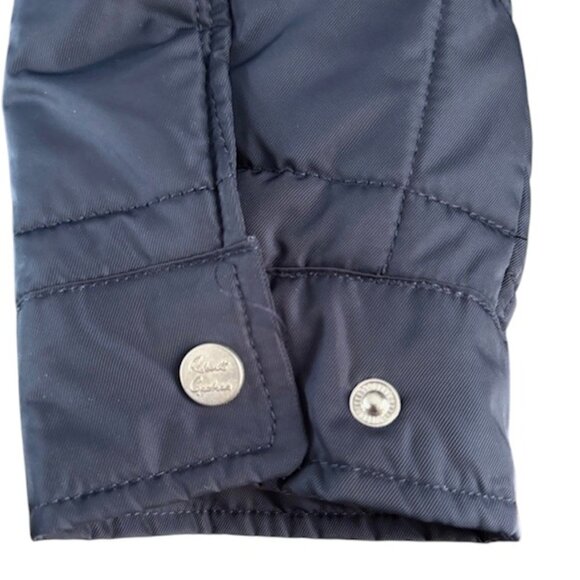 Robert Graham Quilted Snap-Front Weather-Resistant Chore Jacket Navy Blue XL NWT - Picture 5 of 16